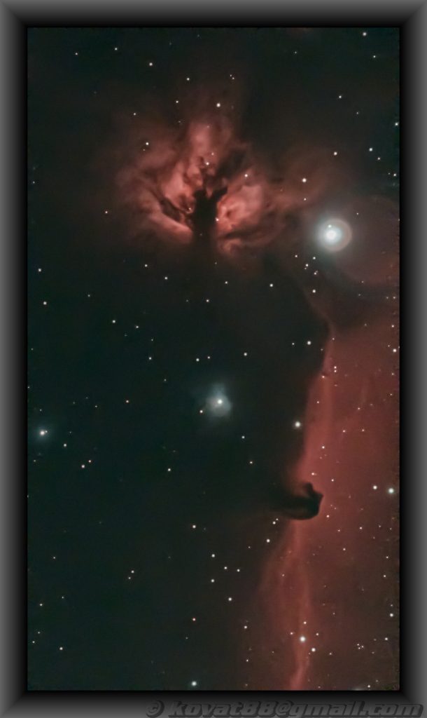 Láng- köd - Lófej-köd